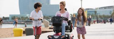 Scooter Elétrica de Mobilidade resistente e fiável Invacare Orion Pro