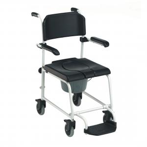 A Invacare Cascade H243 é uma cadeira de banho e de WC com 4 rodízios e estrutura resistente.