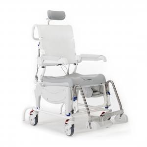 A cadeira de rodas de banho Aquatec Ocean Ergo VIP da Invacare é a resposta a diferentes necessidades para um banho seguro e confortável.