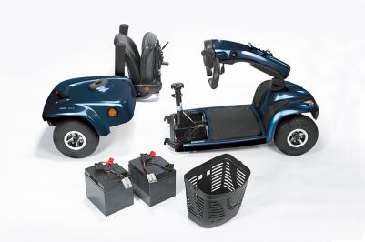 Scooter Elétrica de Mobilidade resistente e fiável Invacare Leo