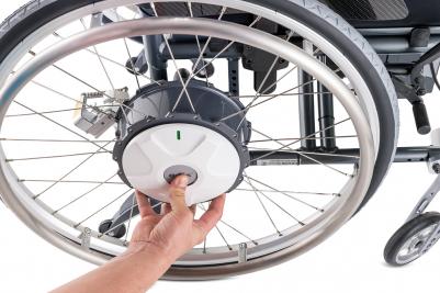 Ajuda à propulsão de cadeira de rodas manual Alber Efix 35/36