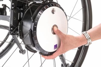 Ajuda à propulsão de cadeira de rodas manual Alber Twion