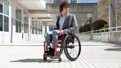 Cadeira de rodas manual ativa com regulação de assento Küschall K-Series 2.0