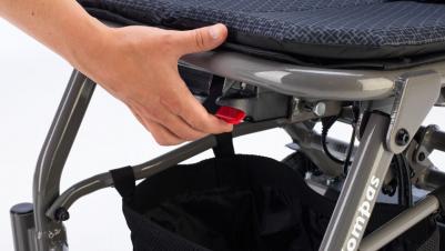 cadeira de rodas elétrica de encartar Invacare Kompas
