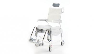 A cadeira de rodas de banho Aquatec Ocean Ergo VIP da Invacare é a resposta a diferentes necessidades para um banho seguro e confortável.