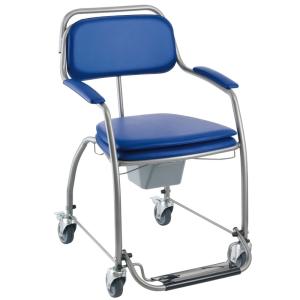 Cadeira sanitaria Omega com rodizios