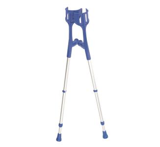 As canadianas Advantik P2800 a P2805 da Invacare apresentam uma solução de alumínio, leve e regulável.